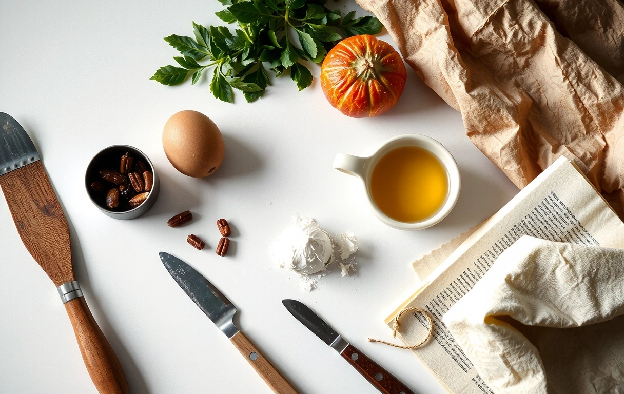 Dettaglio laboratorio culinario